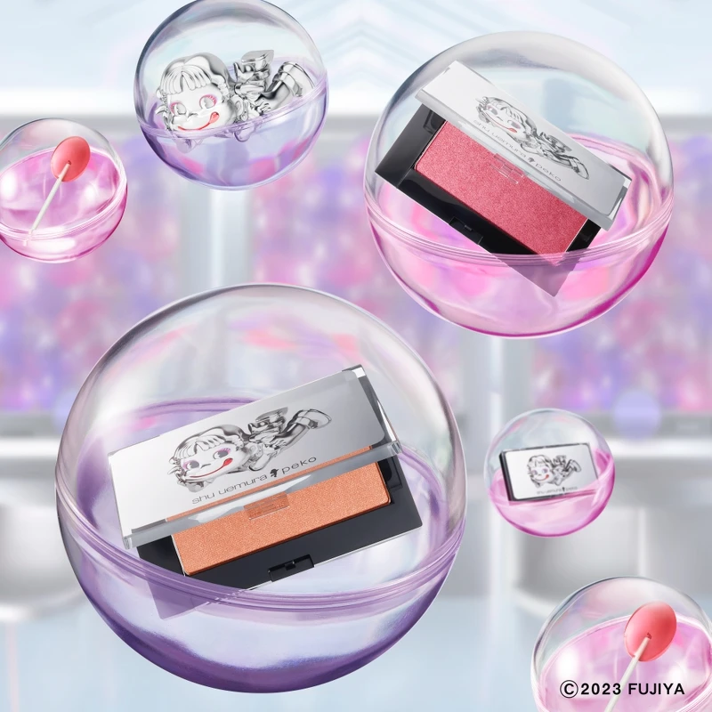 shu uemura植村秀X Peko糖果頰彩盤形象照。