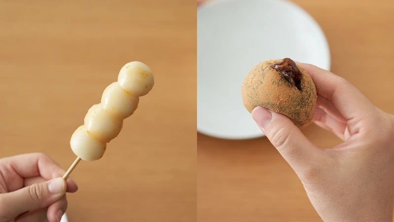 桔醬丸子、桂圓黑糖大福