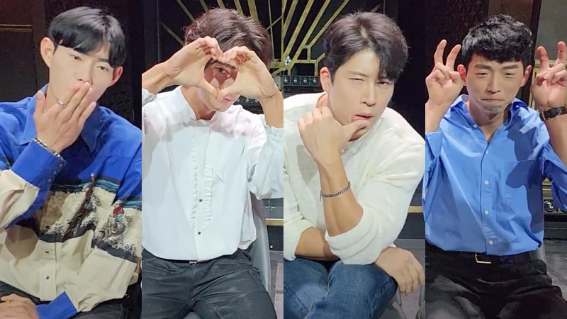 由左至右:李國榮、金士烘、柳志翰、金東熹 由左至右:李國榮、金士烘、柳志翰、金東熹