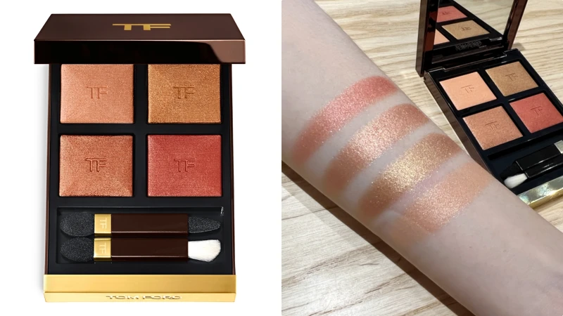 TOM FORD高級訂製四格眼盤(#41 Peach Dawn蜜桃破曉),NT3,500 TOM FORD高級訂製四格眼盤(#41 Peach Dawn蜜桃破曉),NT3,500