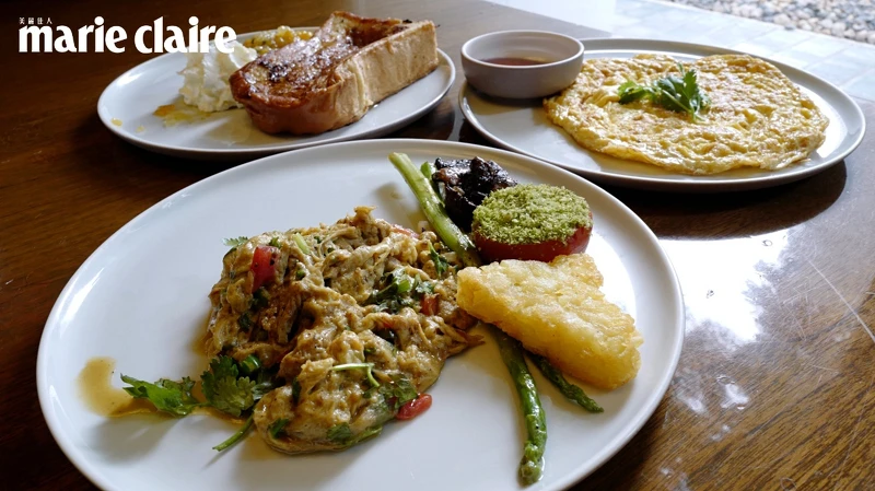 早餐主餐採單點式,品項相當多元 早餐主餐採單點式,品項相當多元