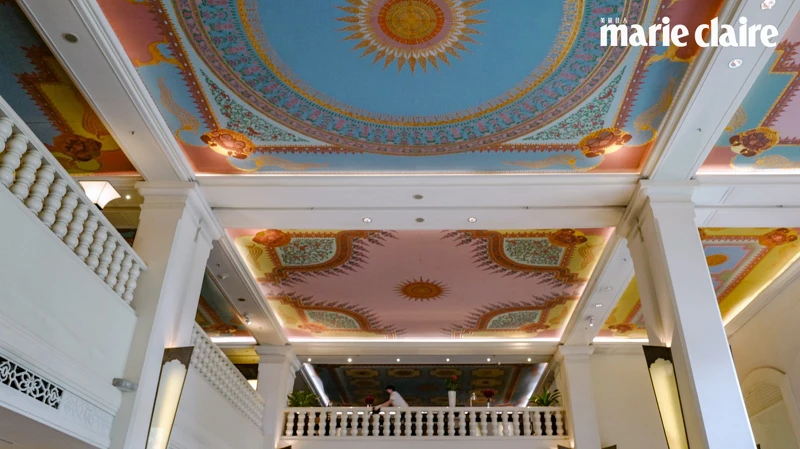 曼谷暹羅安納塔拉酒店挑高天花板裝飾 曼谷暹羅安納塔拉酒店挑高天花板裝飾