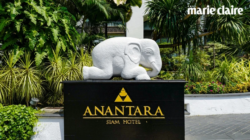 曼谷暹羅安納塔拉酒店門口招牌 曼谷暹羅安納塔拉酒店門口招牌