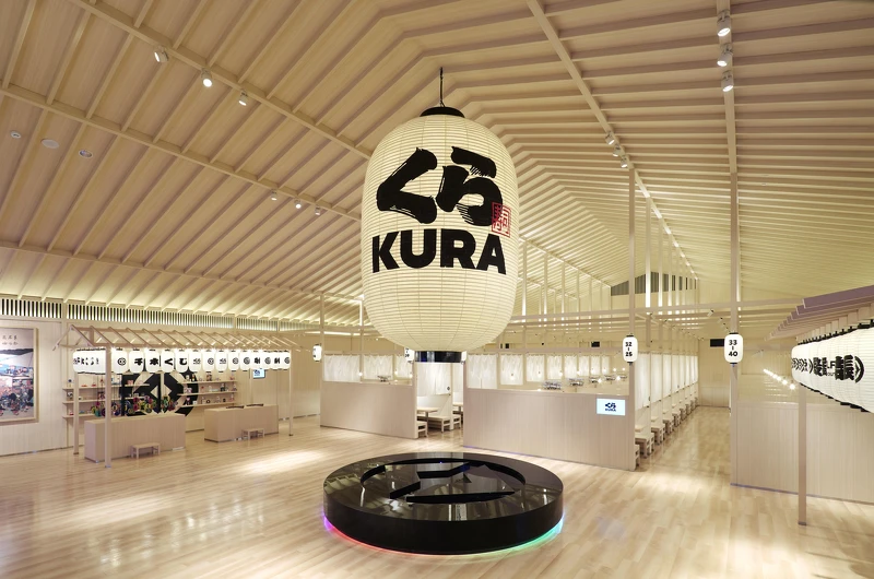 藏壽司高雄店內部裝潢