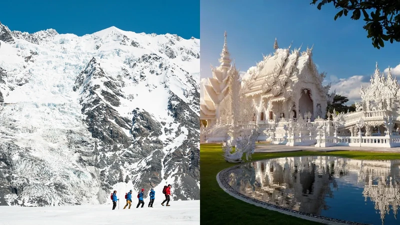 冰川健行、清萊白廟一日遊 冰川健行、清萊白廟一日遊