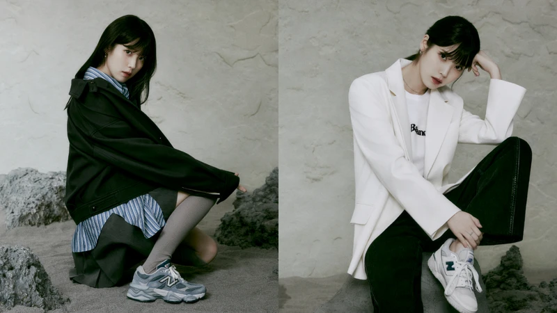 (左)New Balance U9060MD1，NT$ 4,680、(右) New Balance BB550GD1，NT$ 3,680