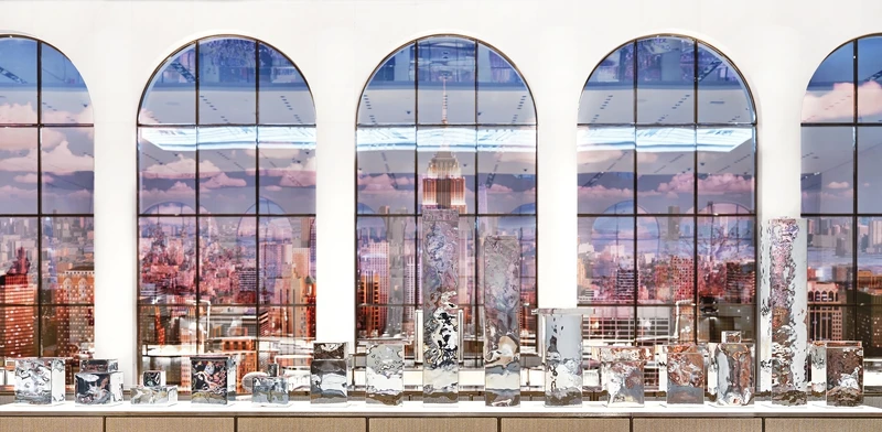 Tiffany & Co.於紐約第五大道57街The Landmark旗艦店1樓_影像牆面 Tiffany & Co.於紐約第五大道57街The Landmark旗艦店1樓_影像牆面