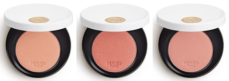 愛馬仕HERMÈS ROSE HERMÈS瑰麗粉紅系列絲滑腮紅(新3色)，NT2,700