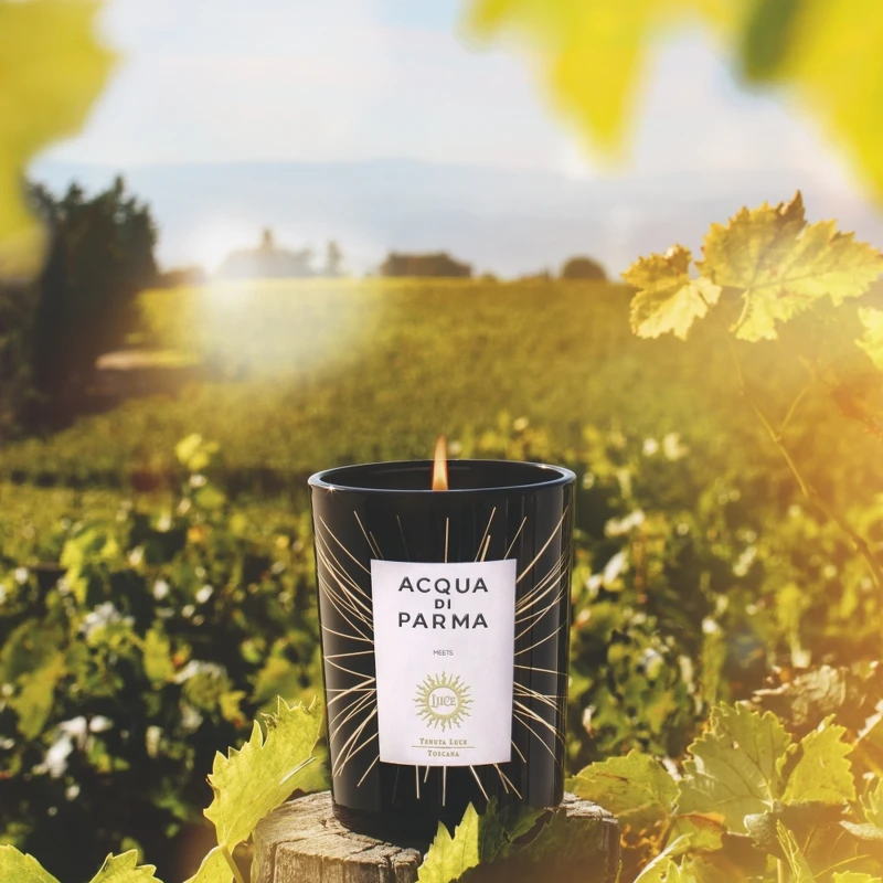 Acqua di Parma Tenuta Luce麓鵲酒莊限量香氛蠟燭200g,NT3,000 Acqua di Parma Tenuta Luce麓鵲酒莊限量香氛蠟燭200g,NT3,000