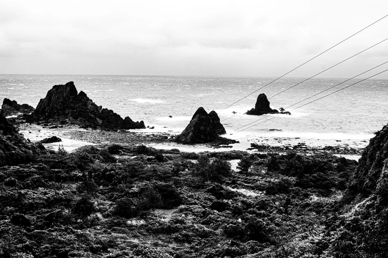 蔡郁柔與吳克威透過長期田調追溯綠島聚落發展，圖為廢棄的柚子湖聚落。