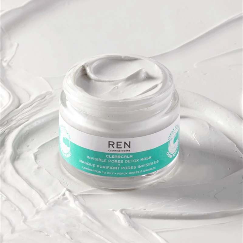 REN控油平衡螺旋藻面膜50ml,NT1,500 REN控油平衡螺旋藻面膜50ml,NT1,500