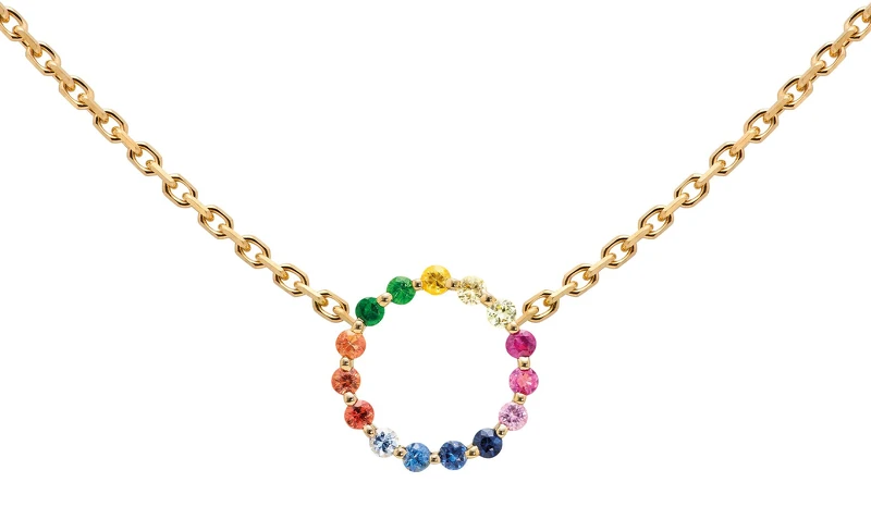 Aurelange Rainbow 彩虹環 18K黃金項鍊 Aurelange Rainbow 彩虹環 18K黃金項鍊
