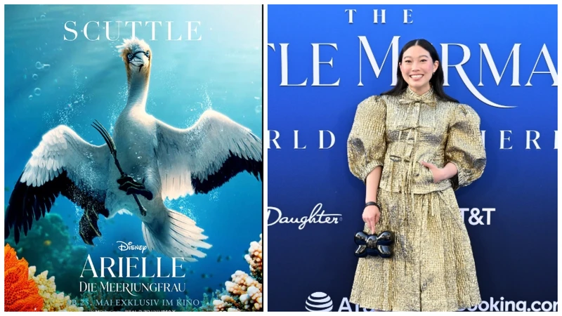 愛麗兒海鷗好友Scuttle急驚風個性由奧卡菲納配音入木三分。 愛麗兒海鷗好友Scuttle急驚風個性由奧卡菲納配音入木三分。