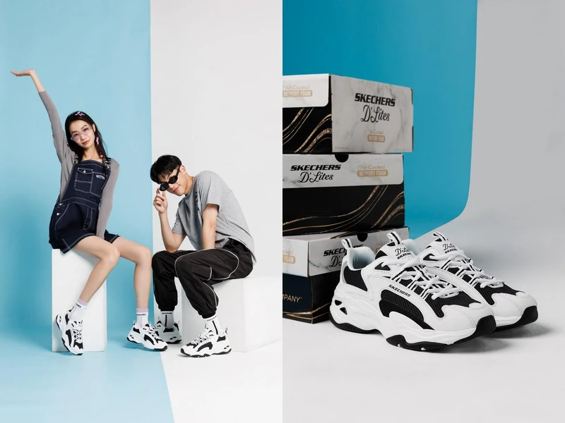 服裝SKECHERS / LAUGHING ANIMALS系列;鞋子(女) 149562WBK,售價3,090元;(男)237408WBK,售價3,190元。 服裝SKECHERS / LAUGHING ANIMALS系列;鞋子(女) 149562WBK,售價3,090元;(男)237408WBK,售價3,190元。