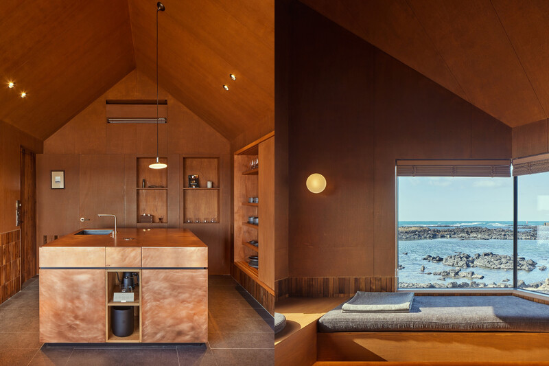 廚房則以愛爾蘭風格的中島以舊銅製成。（Photo by Noh Kyung ，@rohspace）