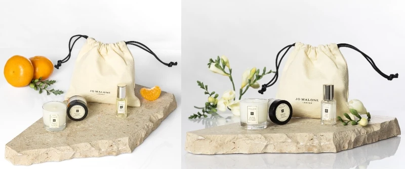 左: 「隨身奢華香氛組-柑橘果香調」NT1,900，右: 「隨身奢華香氛組-清新花果香調」NT1,900