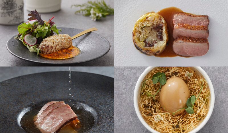 此次餐食以「米」食為主題。 此次餐食以「米」食為主題。