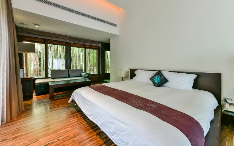 每間客房都有其隱密獨立的特性。 每間客房都有其隱密獨立的特性。