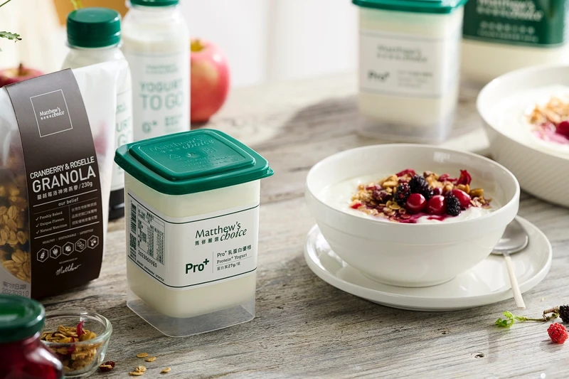 「馬修嚴選 Matthew's Choice」為無糖鮮奶優格專賣，也是台灣第一個專注在優格的自有且在地品牌。