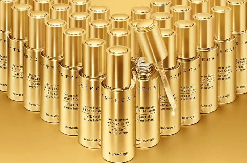 香緹卡24K黃金賦活精華形象圖。 香緹卡24K黃金賦活精華形象圖。