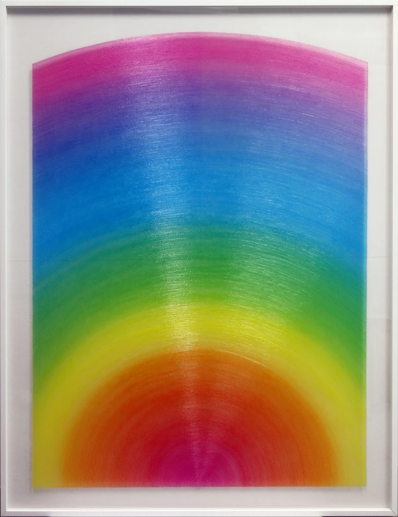 石川美奈子的壓克力作品〈波長,行為和時間 2022〉。GALLERY TAGBOAT提供。 石川美奈子的壓克力作品〈波長,行為和時間 2022〉。GALLERY TAGBOAT提供。