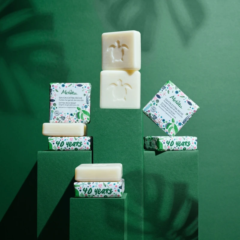 Melvita蜜葳特植潤沐浴皂(海洋版) 100g，NT400