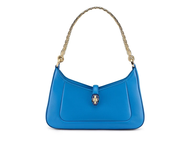 SERPENTI BAIA 小牛皮肩背包,79,400元。 SERPENTI BAIA 小牛皮肩背包,79,400元。