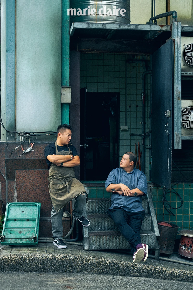 Nobu Lee 與 Marc Liao 兩位主廚。