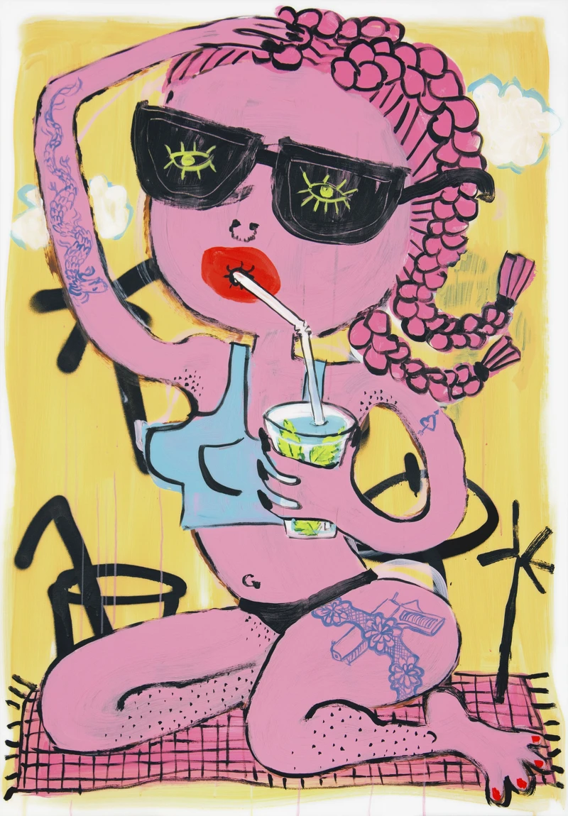 丁丁藝術空間katharina-arndt_Mojito-Mojito_130x90cm