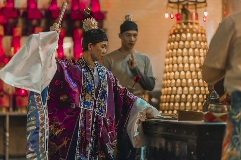 《化劫》于子育(賀媽)為了兒子黃冠智雲遊悟道,因感應到兒子有難返家 《化劫》于子育(賀媽)為了兒子黃冠智雲遊悟道,因感應到兒子有難返家