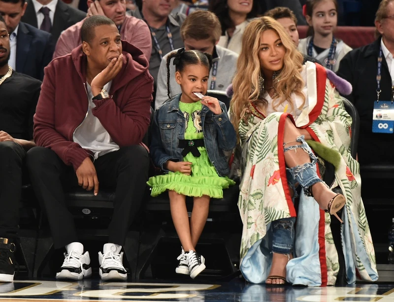 Beyoncé、Jay-Z與Blue Ivy 