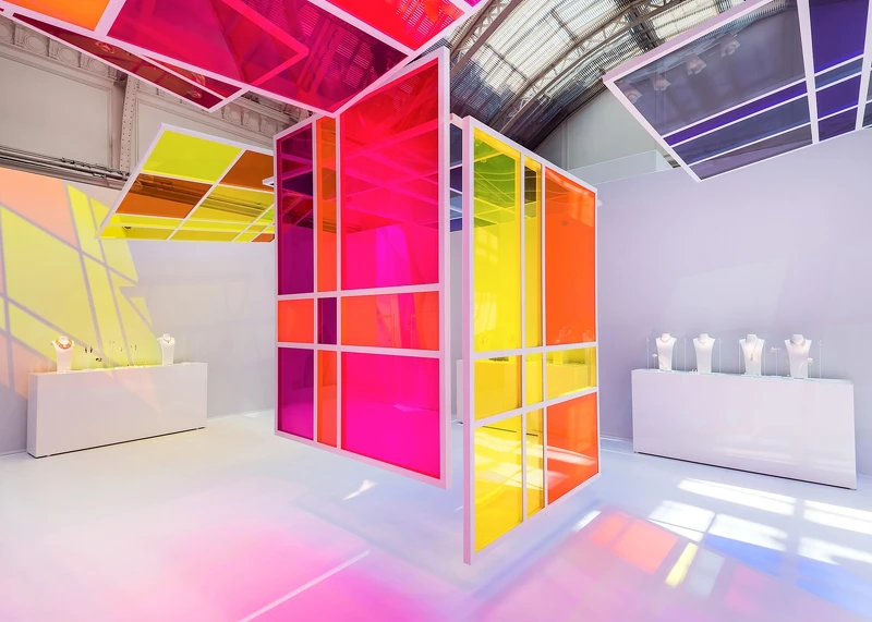 香奈兒TWEED DE CHANEL 頂級珠寶系列全新篇章 (2023年)展示於Tweed Gallery主題區