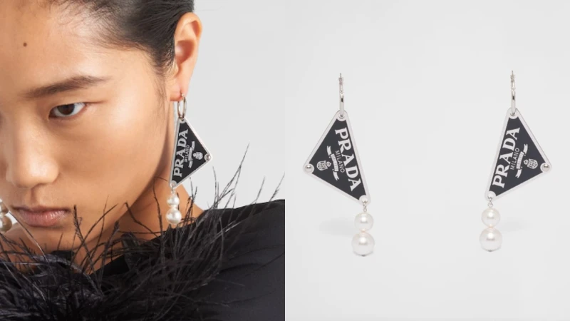 Pearl Smalto Jewels吊墜耳環 NT.47,000 Pearl Smalto Jewels吊墜耳環 NT.47,000