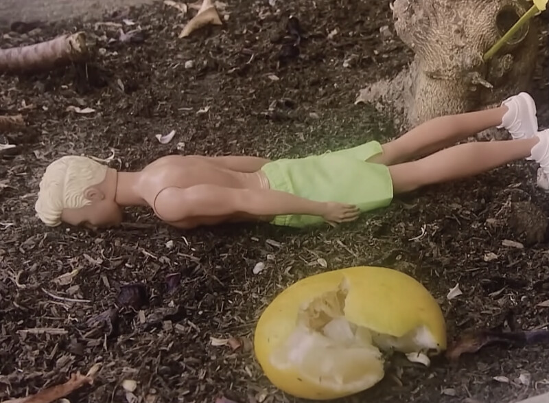 Ryan Gosling發現家裡後院有個被遺棄的肯娃娃 Ryan Gosling發現家裡後院有個被遺棄的肯娃娃