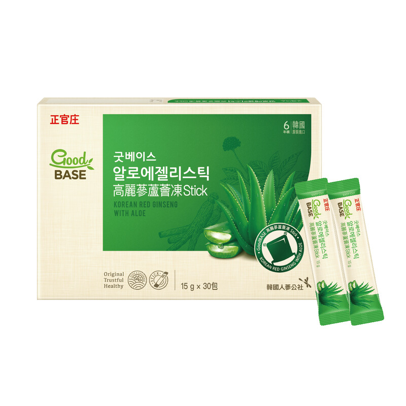 吃的保養品！正官庄「高麗蔘蘆薈凍Stick」4種水果精華 化身韓系水水0負擔。