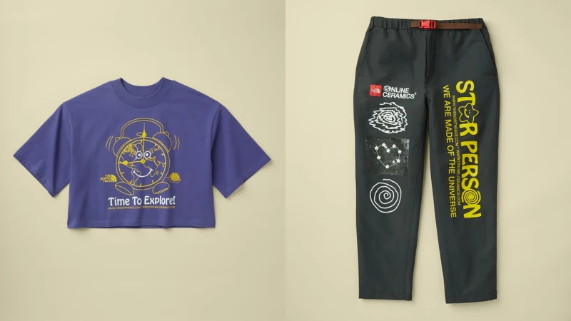 TNF X OC W CROPPED S/S T-SHIRT NT.2,180、TNF X OC CLASS V TECH EASY PANT NT.4,380 TNF X OC W CROPPED S/S T-SHIRT NT.2,180、TNF X OC CLASS V TECH EASY PANT NT.4,380