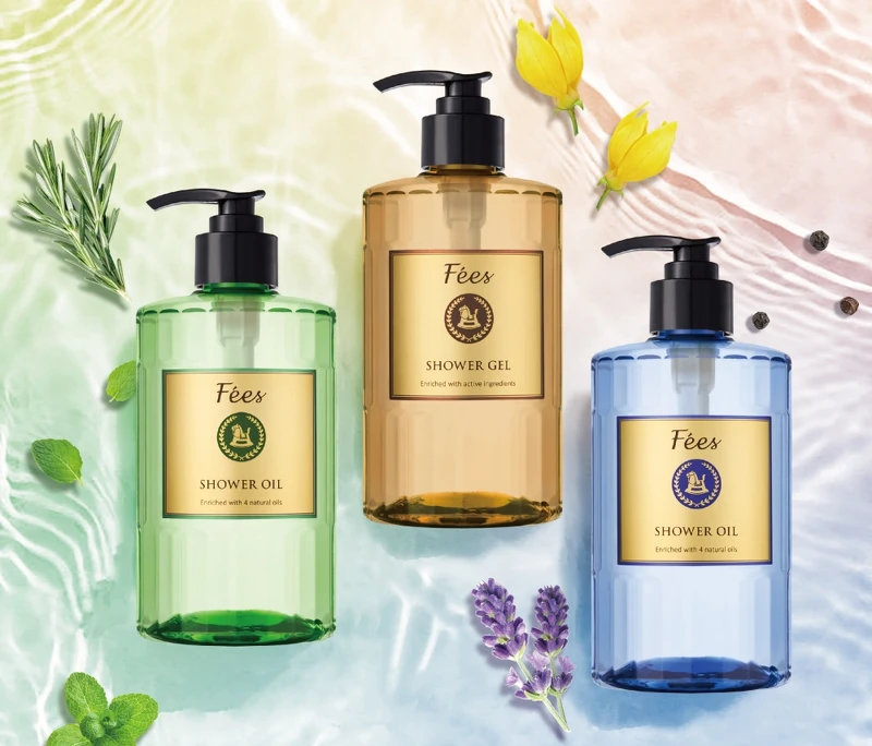 Fées Beauté精油沐浴系列形象圖。