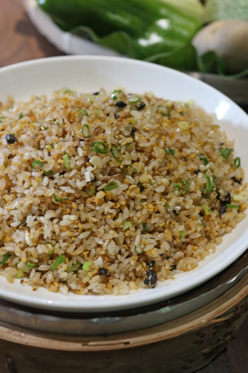 「老菜脯炒飯」。