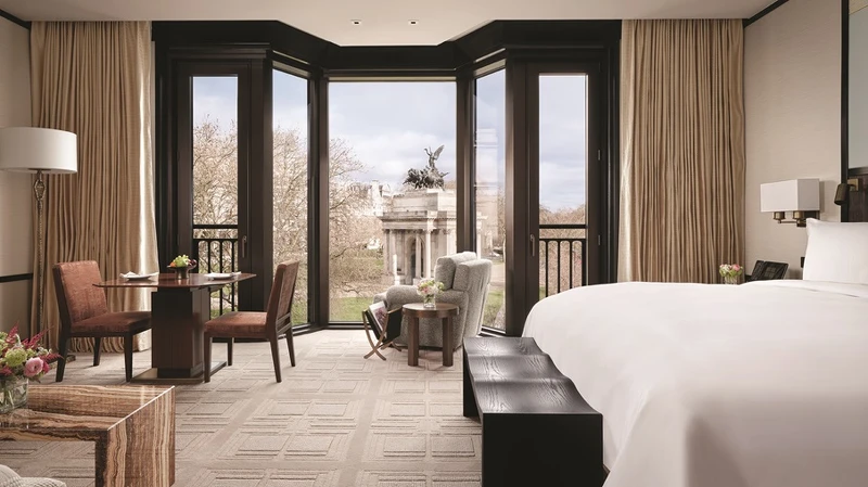 客房空間有絕佳的景緻。