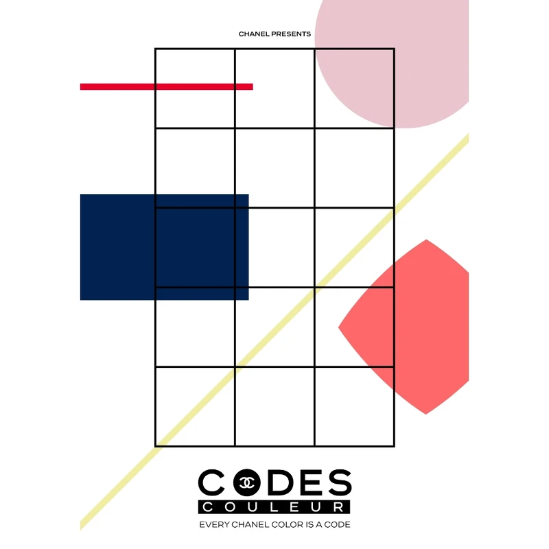 CHANEL香奈兒色彩符碼限量系列形象圖。 CHANEL香奈兒色彩符碼限量系列形象圖。