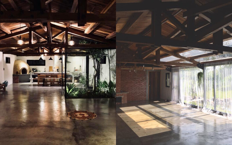 「小雨林」原為老穀倉空間。 「小雨林」原為老穀倉空間。