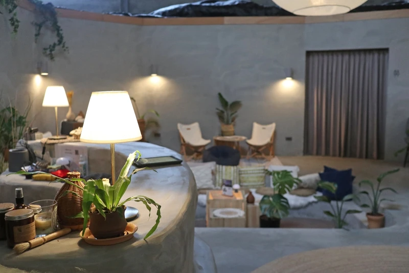 十分舒適的大廳空間。 十分舒適的大廳空間。