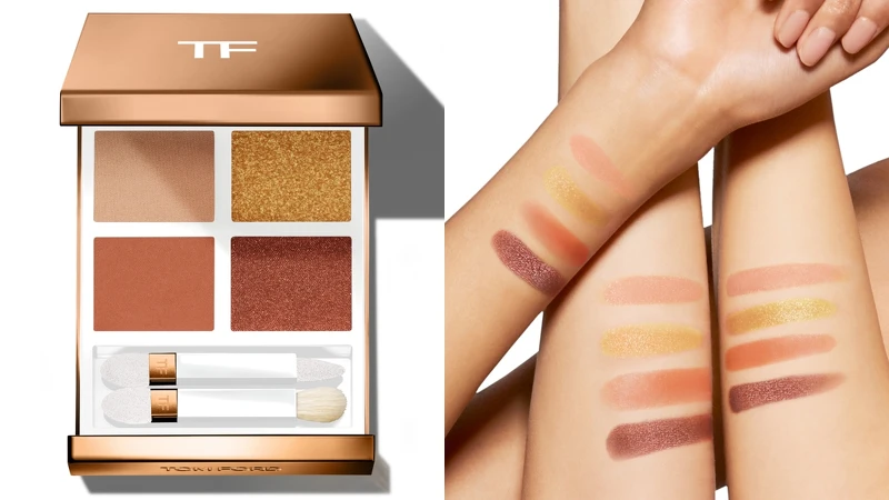 TOM FORD澄金琥珀系列高級訂製四格眼盤(#01 ISLAND HAZE澄金島嶼),NT3,700 TOM FORD澄金琥珀系列高級訂製四格眼盤(#01 ISLAND HAZE澄金島嶼),NT3,700