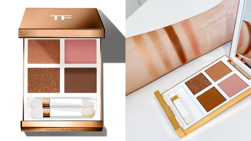 TOM FORD澄金琥珀系列高級訂製四格眼盤(#02 TROPICAL DUST夏日晚霞),NT3,700 TOM FORD澄金琥珀系列高級訂製四格眼盤(#02 TROPICAL DUST夏日晚霞),NT3,700