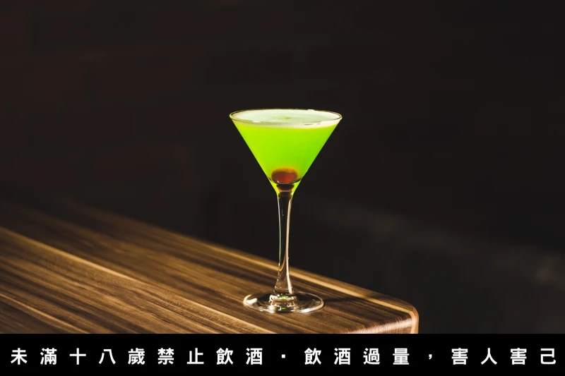 亮綠色的酒液是「國王谷」的特色。 亮綠色的酒液是「國王谷」的特色。