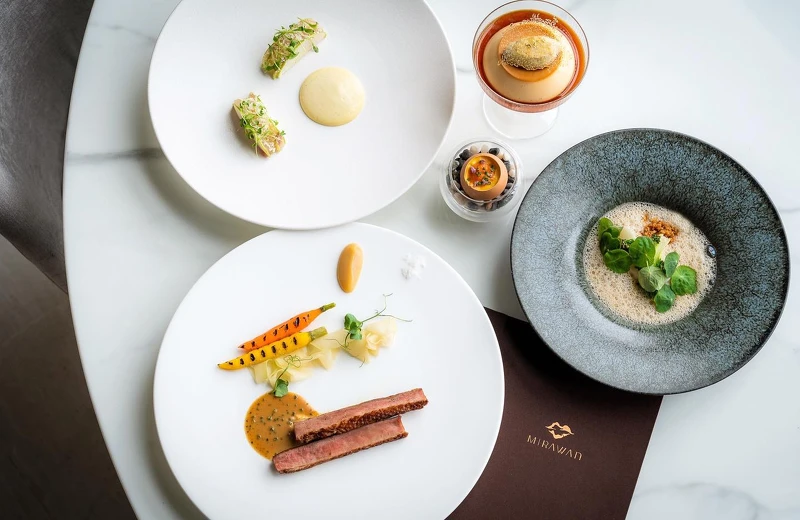 MiraWan浪漫晚餐套餐,推薦價NT1,880元。 MiraWan浪漫晚餐套餐,推薦價NT1,880元。