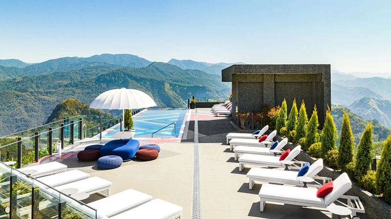 阿里山英迪格酒店頂樓景色