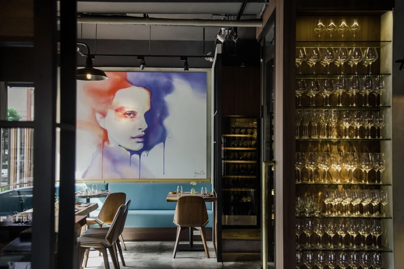 「T+T」餐廳位於敦化商圈。（Photo by 劉振祥）