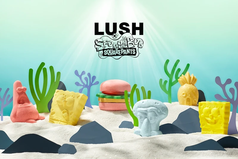 一起捍衛比奇堡海灘！LUSH X 海綿寶寶限定聯名系列。