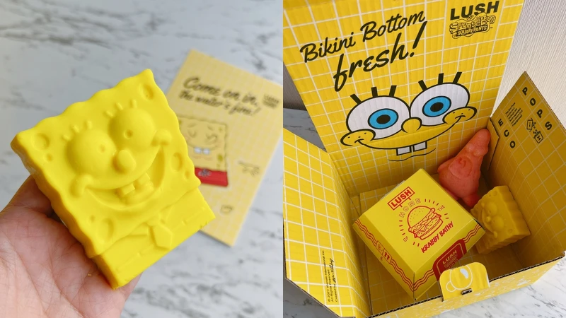 LUSH海綿寶寶香氛皂90g，NT280